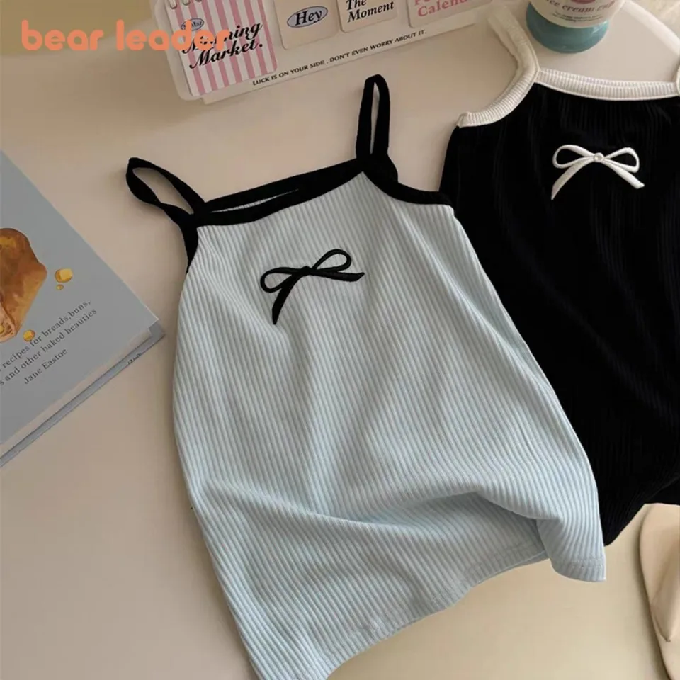 Dívčí růžové letní šaty s mašlí, čtvercovým límcem a ramínky, ležérní velikonoční outfit