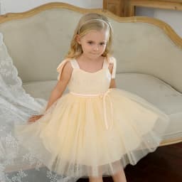 Dívčí tylové princeznovské šaty pro batolata, formální večírek, svatební šaty s tutu sukní pro družičky a děti, večerní šaty - náhled 6