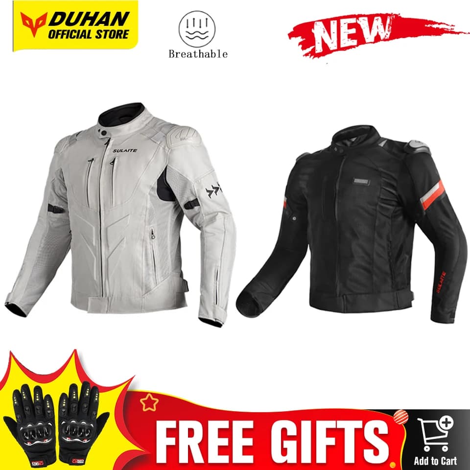 Pánská letní motocyklová bunda, prodyšná, proti pádu, motokrosové závodní vybavení, ochranné oblečení