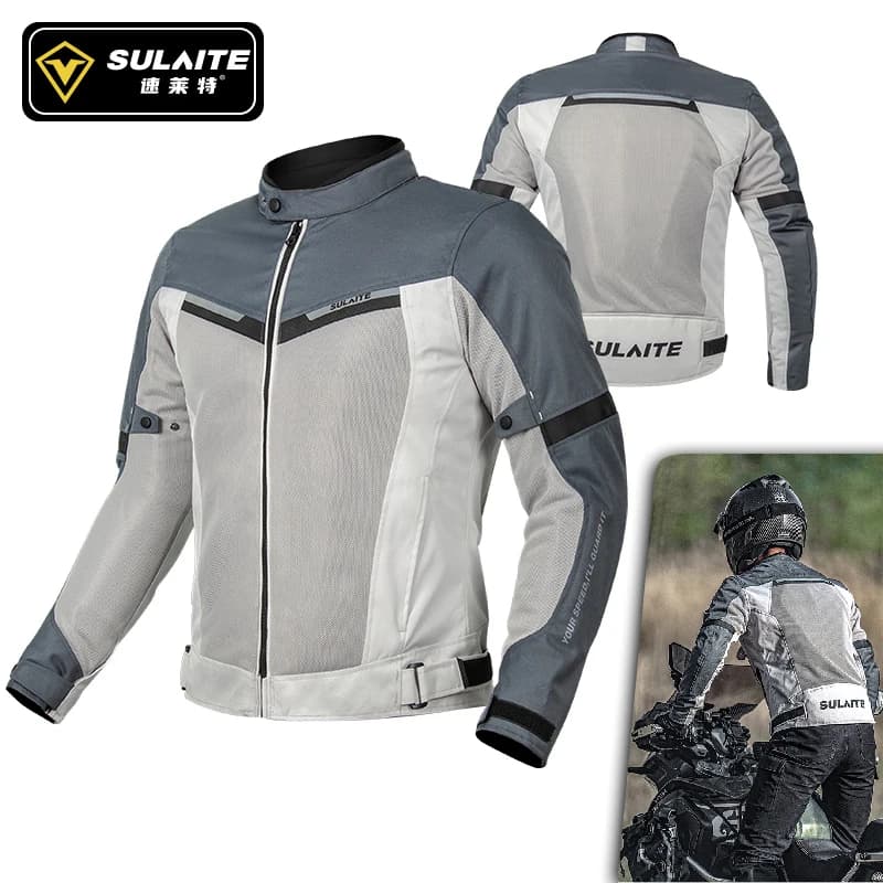 Motocyklová bunda pro muže a ženy, letní prodyšná síťovina, ochranné pomůcky, ochrana proti kolizi, CE brnění