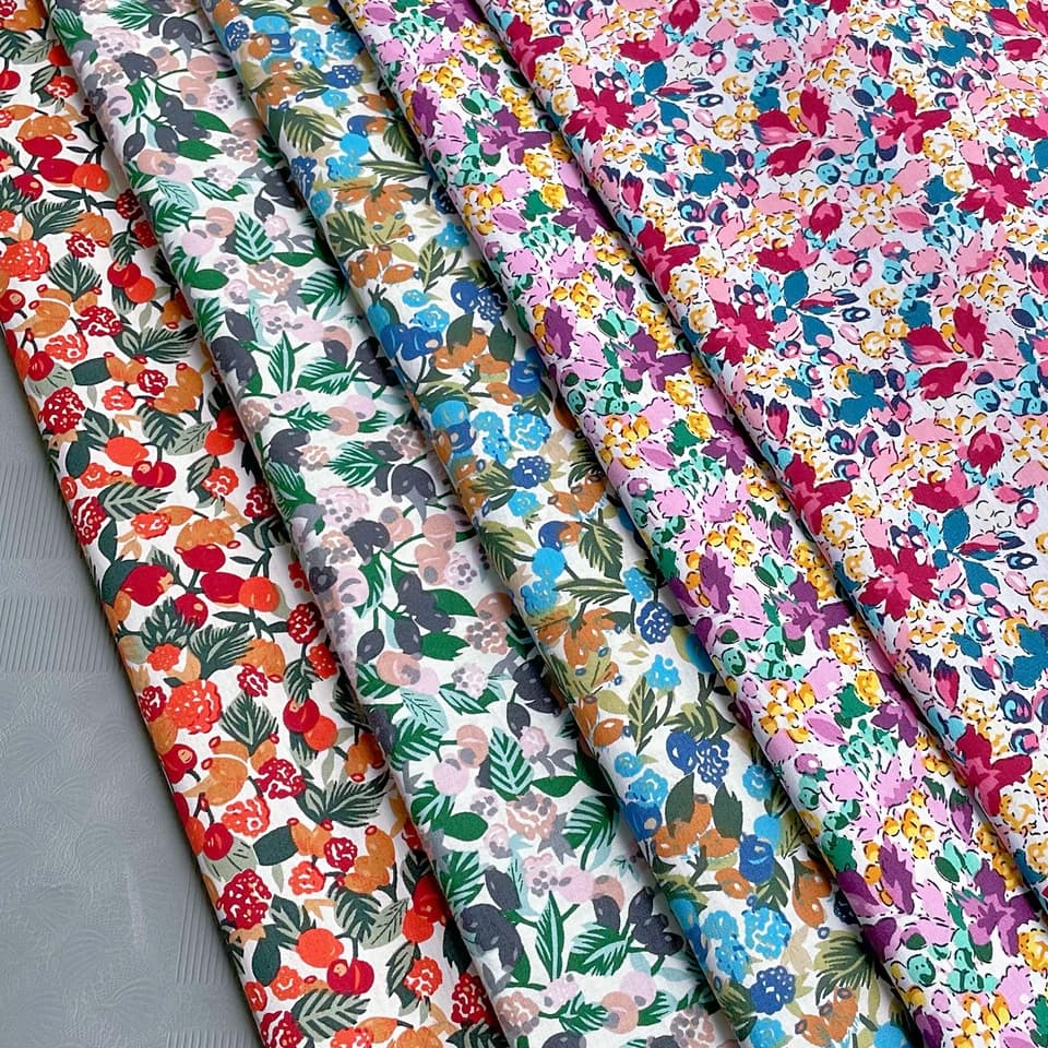 100% bavlněná popelínová látka s digitálním potiskem, letní květinový vzor, šicí materiál, dětské šaty pro miminka
