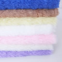 Měkká plyšová králičí kožešinová látka 7mm umělá kožešina materiál pro řemesla panenky polštáře DIY - náhled 2