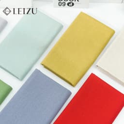 Měkká bavlněná lněná látka od Yard - Čistě barevný šicí materiál na oděvy, záclony, bytové dekorace - náhled 5