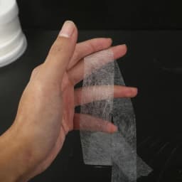 64M Oboustranná nažehlovací páska na lemování Černá Bílá Lepicí Textilní Podšívka Pro Šití DIY - náhled 3