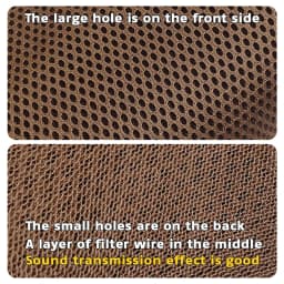 Síťovina na reproduktor 140x50cm prachotěsný akustický filtr mřížka kryt stereo zvuku ochrana - náhled 7