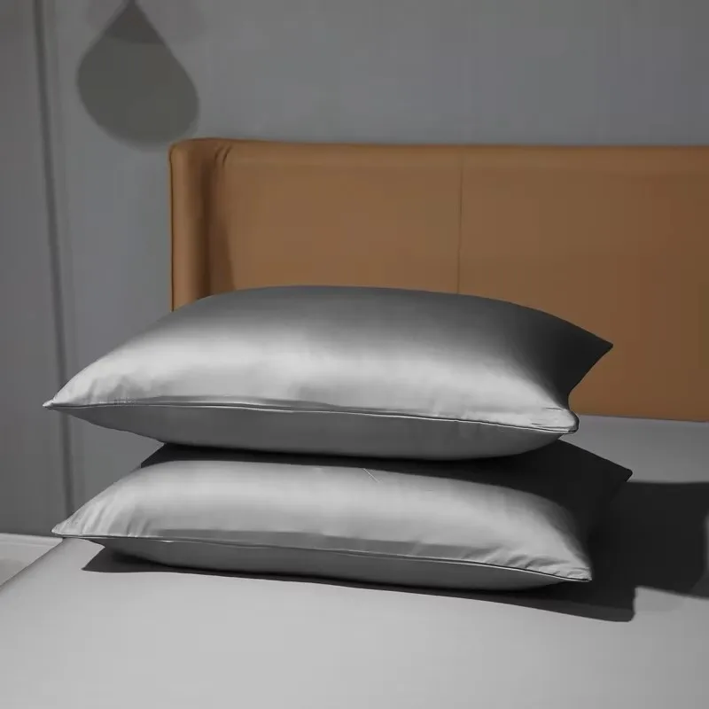 Prémiový bavlněný povlak na polštář, jednobarevný, s obálkou, povlak na polštář, ložní prádlo 40x60, 50x70, 51x66