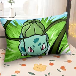 Povlak na polštář s potiskem kawaii Pokémon Pikachu a duchů 40x60 50x70cm na pohovku, dekorace do bytu - náhled 3