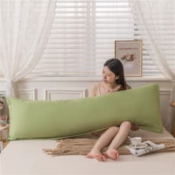 Dvojitý dlouhý povlak na polštář, prodloužený povlak na polštář pro páry, povlak na polštář pro tělo 127-193 cm - náhled 4