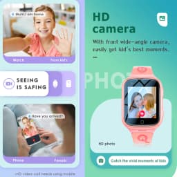Dětské GPS chytré hodinky 4G WiFi videohovor SOS tracker telefon 1000mAh bezpečnostní monitor pro děti - náhled 5