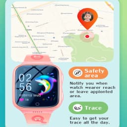 Dětské GPS chytré hodinky 4G WiFi videohovor SOS tracker telefon 1000mAh bezpečnostní monitor pro děti - náhled 6