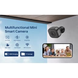 Mini 4K HD WiFi bezpečnostní kamera bezdrátová domácí sledovací kamera noční vidění detekce pohybu - náhled 7