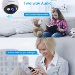 Bezpečnostní kamera s žárovkou E27, 3MP WiFi, bezdrátová, noční vidění, obousměrný zvuk, chytrý domácí dohled - náhled 5
