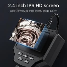 HD 1080P Průmyslová endoskopická kamera 2,4" IPS obrazovka pro inspekci potrubí, boroskop s jedním objektivem - náhled 4