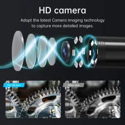 HD 1080P Průmyslová endoskopická kamera 2,4" IPS obrazovka pro inspekci potrubí, boroskop s jedním objektivem - náhled 5