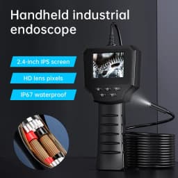 HD 1080P Průmyslová endoskopická kamera 2,4" IPS obrazovka pro inspekci potrubí, boroskop s jedním objektivem - náhled 3