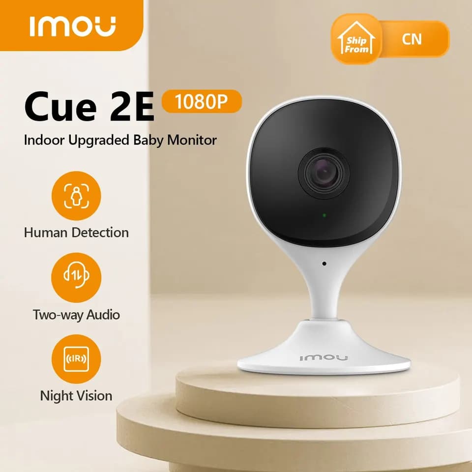 2MP WiFi bezpečnostní kamera vnitřní chůvička noční vidění detekce osob IP kamera pro sledování