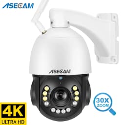 4K PTZ bezpečnostní kamera 30X zoom WiFi venkovní AI sledování osob a vozidel audio POE dohled - náhled 2