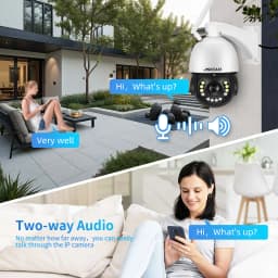 4K PTZ bezpečnostní kamera 30X zoom WiFi venkovní AI sledování osob a vozidel audio POE dohled - náhled 6