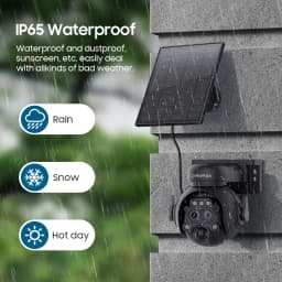 12x zoom solární bezpečnostní kamera 8MP 4G LTE WiFi venkovní noční vidění PIR detekce osob duální čočka - náhled 7