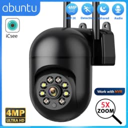 4MP 2K Mini PTZ WiFi bezpečnostní kamera 5x zoom noční vidění detekce osob domácí dohled - náhled 2