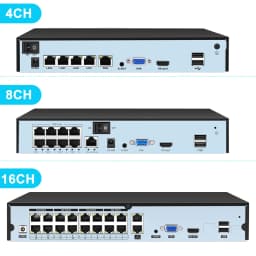 4K Ultra HD POE NVR bezpečnostní kamerový systém s detekcí obličeje H.265 IP CCTV dohledová sada - náhled 7