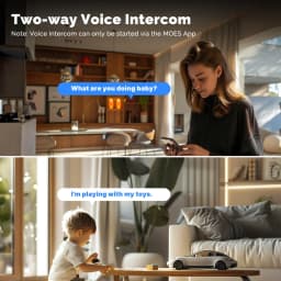 Inteligentní WiFi bezpečnostní kamera 4MP s dvojitým objektivem, vnitřním nočním viděním, detekcí pohybu, obousměrným ozvučením - náhled 6