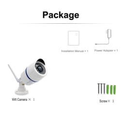 Bezdrátová WiFi IP kamera 5MP 4MP 1080P Venkovní bezpečnostní CCTV Noční vidění Audio dohled - náhled 7