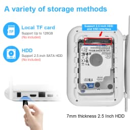 8kanálový WiFi NVR H.265 síťový videorekordér 3MP 5MP bezdrátový bezpečnostní kamerový systém s detekcí obličeje - náhled 6