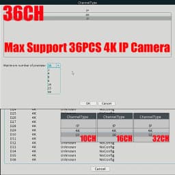 4K bezpečnostní NVR systém 10CH 16CH 32CH H.265 CCTV videorekordér s detekcí pohybu a obličeje P2P - náhled 3