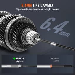 Kloubová boroskopická kamera s objektivem 6,4 mm, 5 palců, 1080P obrazovka, LED světlo, inspekční nástroj - náhled 4