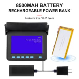 Voděodolná kamera pro odvod odpadů DVR 16GB záznam Průmyslový inspekční endoskop pro potrubí Baterie 8500mAh - náhled 3
