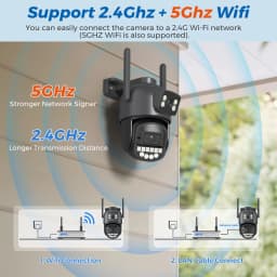 5K 10MP WiFi PTZ bezpečnostní kamera venkovní AI detekce osob dvojitá obrazovka CCTV IP kamera audio alarm - náhled 4