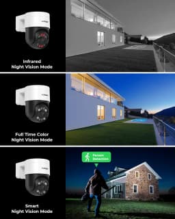 4K PTZ kopulová bezpečnostní kamera 8MP venkovní POE IP CCTV dohled se zvukem pro NVR - náhled 6