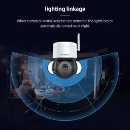 5MP WiFi bezpečnostní kamera venkovní PTZ noční vidění inteligentní sledovací kamera s reflektorem - náhled 5