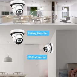4MP WiFi bezpečnostní kamera vnitřní bezdrátová 1080P obousměrný audio dohled domácí monitor - náhled 3
