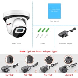 4MP WiFi bezpečnostní kamera vnitřní bezdrátová 1080P obousměrný audio dohled domácí monitor - náhled 7
