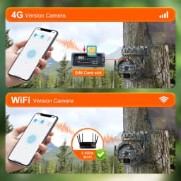 5MP solární bezpečnostní kamera 4G WiFi bezdrátová venkovní 360° pohled PTZ monitorování zvířat maskovací - náhled 3