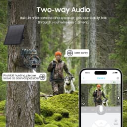 5MP solární bezpečnostní kamera 4G WiFi bezdrátová venkovní 360° pohled PTZ monitorování zvířat maskovací - náhled 6