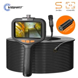 4,3palcová HD 1080P vodotěsná boroskopická inspekční kamera s 50m kabelem pro automobilovou kanalizaci - náhled 2