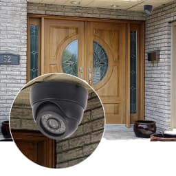 1200TVL CMOS bezpečnostní kamera s nočním viděním, 24 IR LED, vnitřní CCTV systém dohledu, NTSC - náhled 6