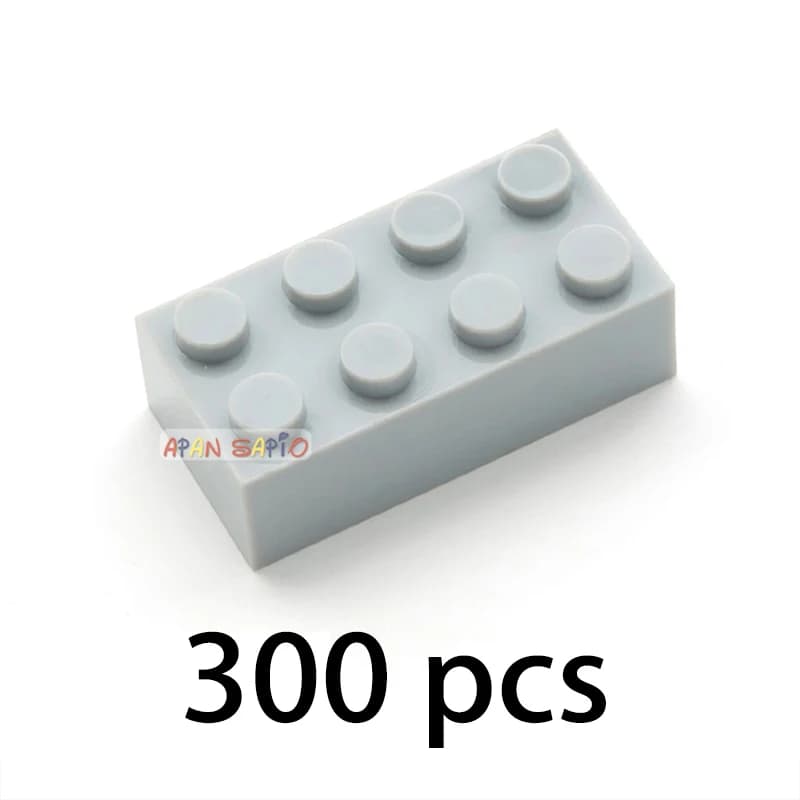 Sada 300 ks stavebních bloků 2x4 - vzdělávací DIY stavební kostky hračky pro děti kreativní hraní