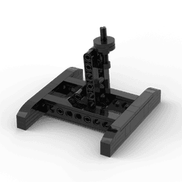 Stojan na stavební bloky Space Fighter - kompatibilní podpůrný držák pro dětské stavebnice - náhled 3