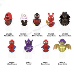 Marvel superhrdinové mini akční figurky stavební bloky sada - Spiderman Iron Man dětské párty dárkové hračky - náhled 4