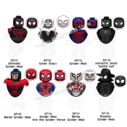 Marvel superhrdinové mini akční figurky stavební bloky sada - Spiderman Iron Man dětské párty dárkové hračky - náhled 7