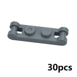 1x2 talíř s rukojeťmi, stavební díly - DIY sestavovací kostky pro děti, stavebnice - náhled 4
