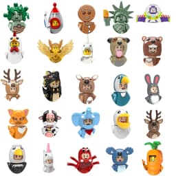 3D stavební bloky sada postav figurky DIY stavebnice hračka dárek pro děti vzdělávací STEM - náhled 2