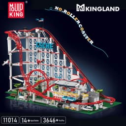 Motorizovaná smyčka horská dráha Stavební bloky Sada kreativních modelů hraček pro děti Vánoční dárek 1886 ks - náhled 4