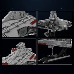 Sada stavebnic Star Wars Republic Attack Cruiser - model hvězdné lodi pro děti, více než 3000 dílků - náhled 6