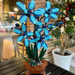 Sada stavebních bloků City Flower s 900+ dílky - kreativní bonsaje, bytové dekorace, cihly, dětská hračka - náhled 4