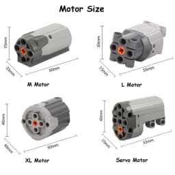 Elektromotor pro stavebnicová auta - kompatibilní výkonové funkce, rychlostní motor pro vozidla - náhled 5